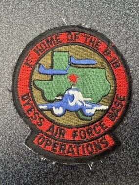 Lot of 7, Vintage 80's USAF Military Patches, Bundle